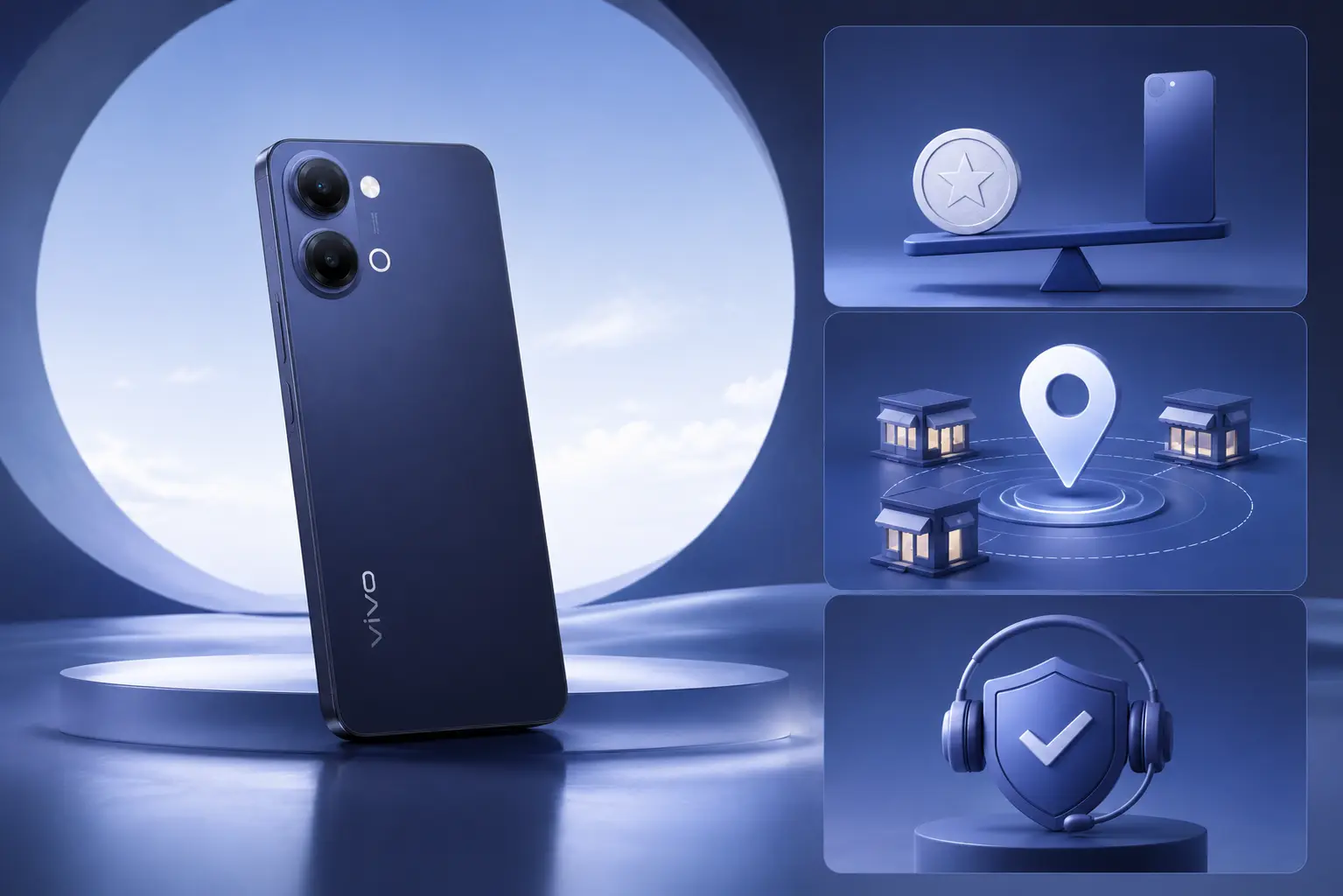 vivo Y05 detail view